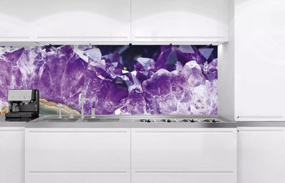 Fototapetes virtuvei ar lamināciju, pašlīmējošas plēve un flizelīns - Ametists  (180x60 cm) Art4home