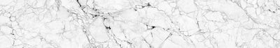 Fototapetes virtuvei ar lamināciju, pašlīmējošas plēve un flizelīns - Balts marmors (350x60 cm) Art4home