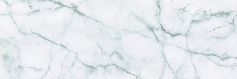 Fototapetes virtuvei ar lamināciju, pašlīmējošas plēve un flizelīns - Balts marmors II (180x60 cm) Art4home