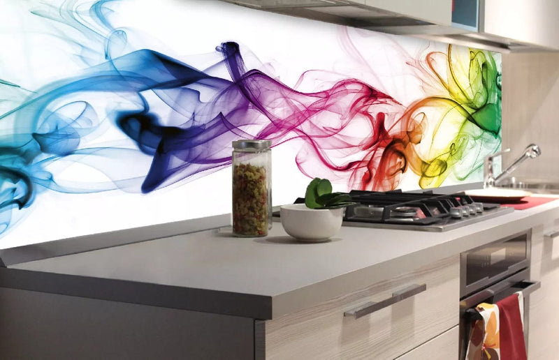 Fototapetes virtuvei ar lamināciju, pašlīmējošas plēve un flizelīns - Dūmi  (180x60 cm) Art4home