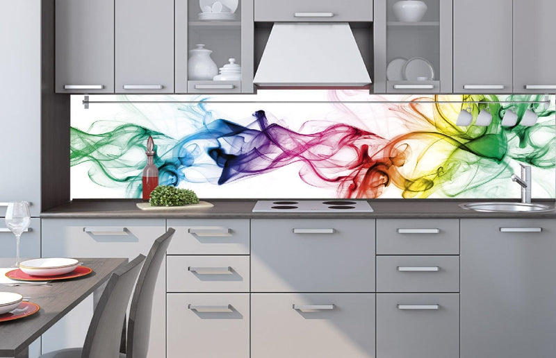 Fototapetes virtuvei ar lamināciju, pašlīmējošas plēve un flizelīns - Dūmi  (260x60 cm) Art4home