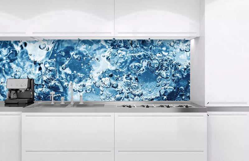 Fototapetes virtuvei ar lamināciju, pašlīmējošas plēve un flizelīns - Dzirkstošs ūdens  (180x60 cm) Art4home
