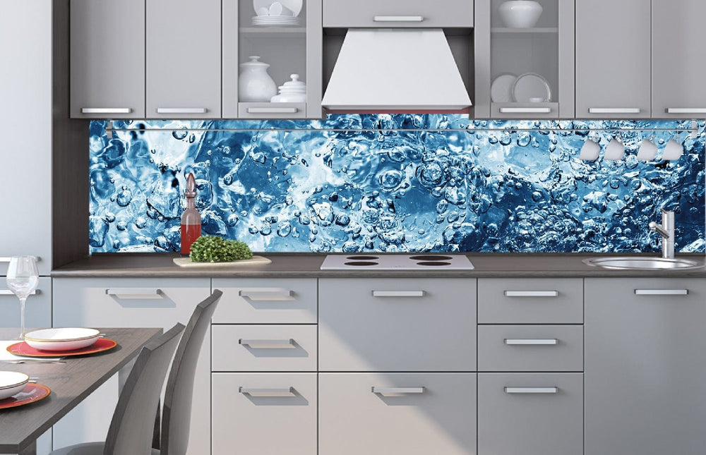 Pašlīmējošas fototapetes virtuvei ar lamināciju - Ūdens (260x60 cm) Art4home