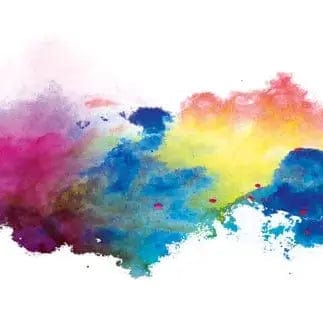 Pašlīmējošas fototapetes virtuvei - Krāsaina abstrakcija (260x60 cm) Art4home