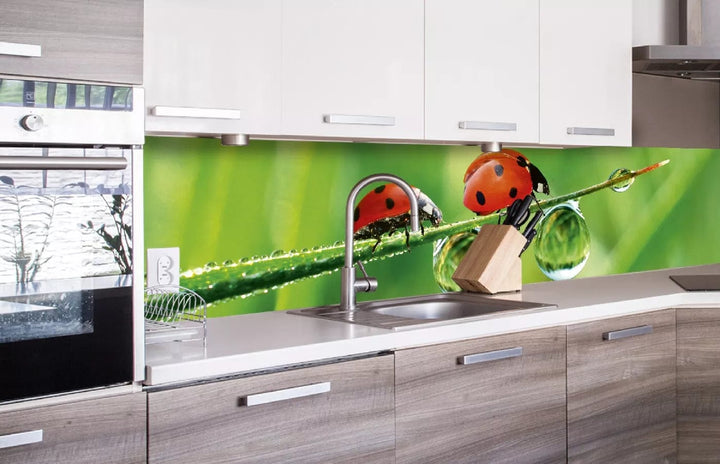 Laminētas pašlīmējošas fototapetes virtuvei - Mārīte (260x60 cm) Art4home
