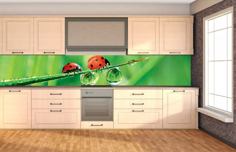 Fototapetes virtuvei ar lamināciju, pašlīmējošas plēve un flizelīns - Mārīte (350x60 cm) Art4home