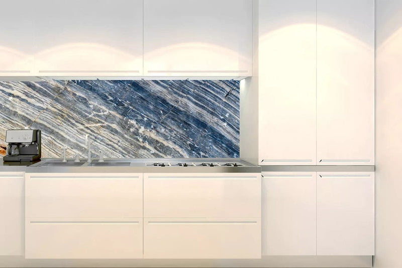 Fototapetes virtuvei ar lamināciju, pašlīmējošas plēve un flizelīns - Marmora faktūra (180x60 cm) Art4home