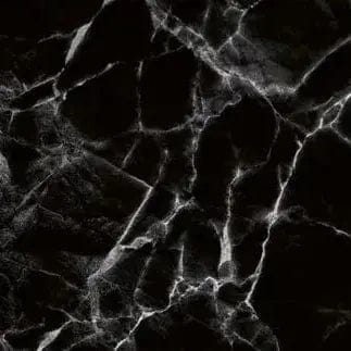 Pašlīmējošas fototapetes virtuvei - Melns marmors (260x60 cm) Art4home