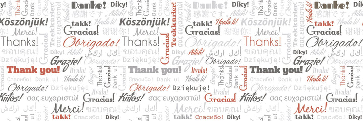Pašlīmējošas fototapetes virtuvei - Paldies  (180x60 cm) Art4home