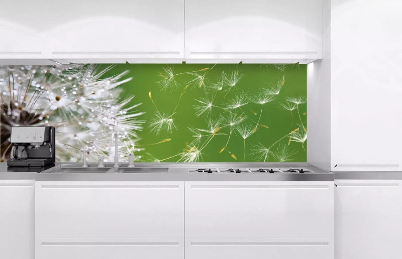 Fototapetes virtuvei ar lamināciju, pašlīmējošas plēve un flizelīns - Pienene  (180x60 cm) Art4home