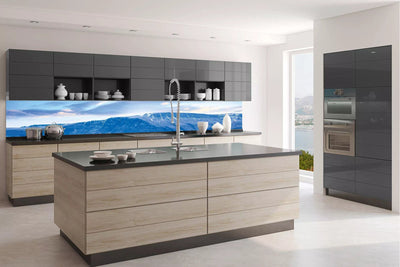 Fototapetes virtuvei ar lamināciju, pašlīmējošas plēve un flizelīns - Reikjavīka (350x60 cm) Art4home