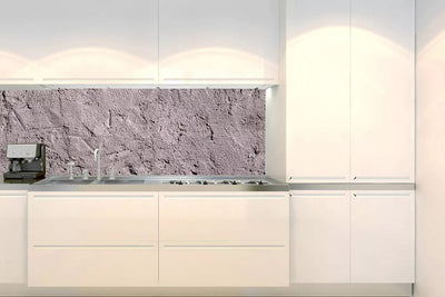 Fototapetes virtuvei ar lamināciju, pašlīmējošas plēve un flizelīns - Rustikāls tumšs apmetums (180x60 cm) Art4home