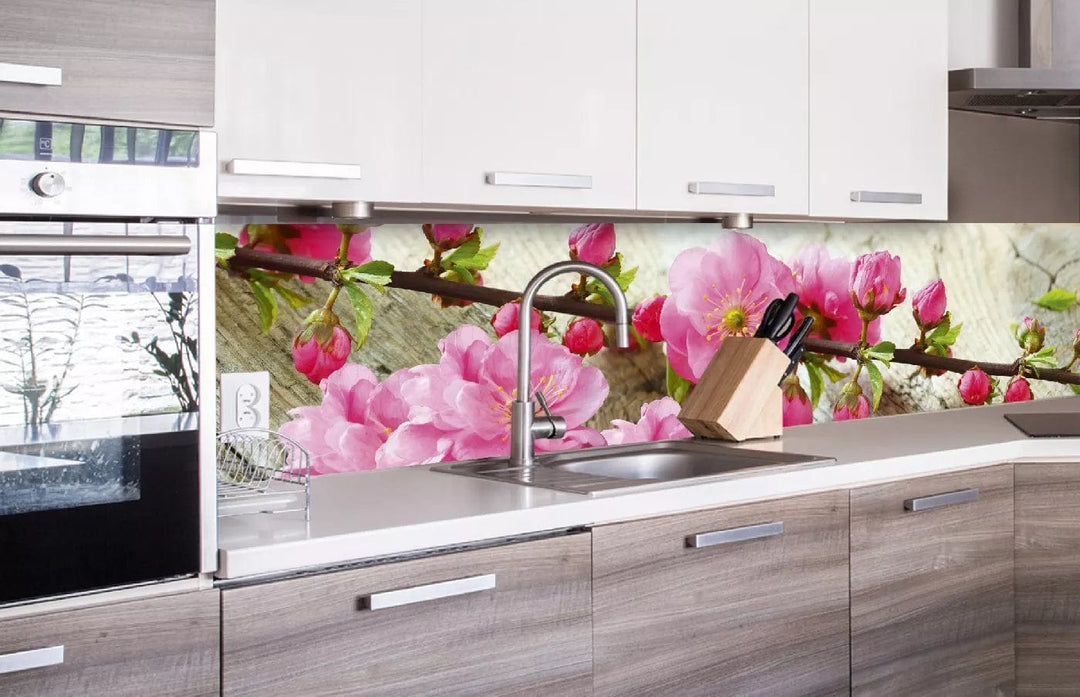 Fototapetes virtuvei ar lamināciju - Sakura  (260x60 cm) Art4home