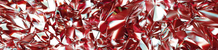 Pašlīmējošas fototapetes virtuvei - Sarkans kristāls  (260x60 cm) Art4home
