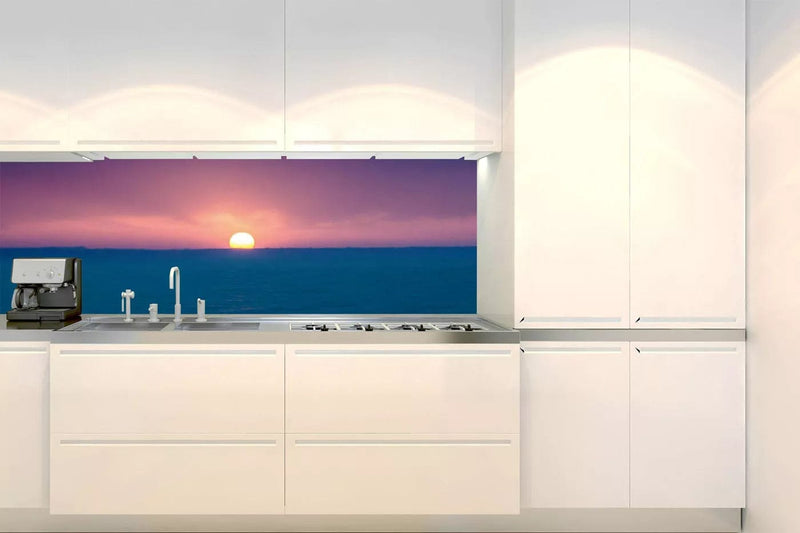 Fototapetes virtuvei ar lamināciju, pašlīmējošas plēve un flizelīns - Saullēkts (180x60 cm) Art4home