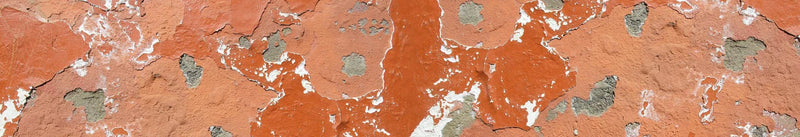 Fototapetes virtuvei ar lamināciju, pašlīmējošas plēve un flizelīns - Vecā siena (sarkanbrūna) (350x60 cm) Art4home