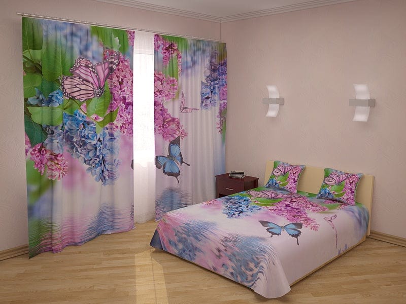 Gultas pārklājs Lilac Beauty Digital Textile