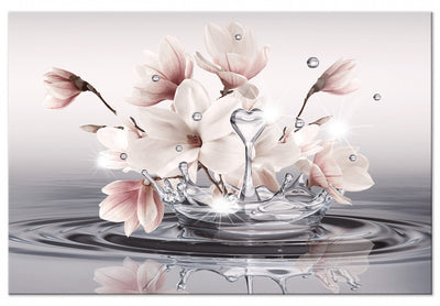 Glezna ar magnolijām - Mīlestības zieds (1 daļa), Plata, 128845 Tapetenshop.lv.