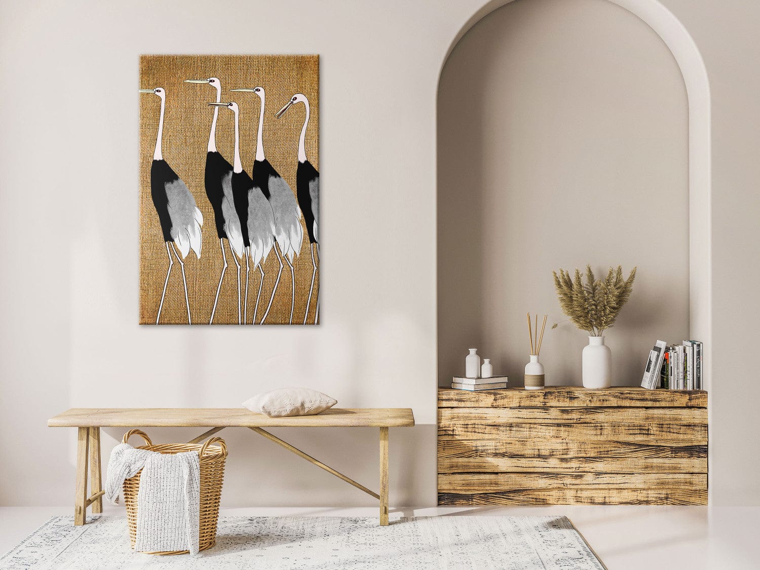 Glezna - Āzijas dzērves (x 1), 142415 G-ART.