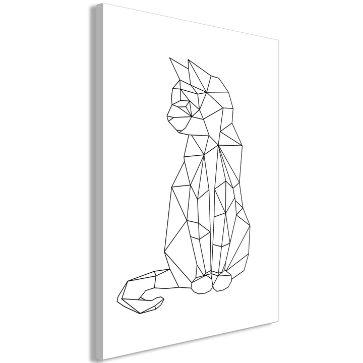Glezna - Ģeometriskais kaķis (x 1) G-ART.