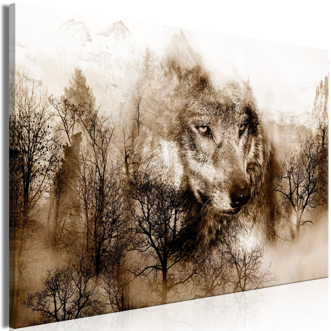Glezna - Kalnu plēsējs (x 1), brūnā krāsā G-ART.