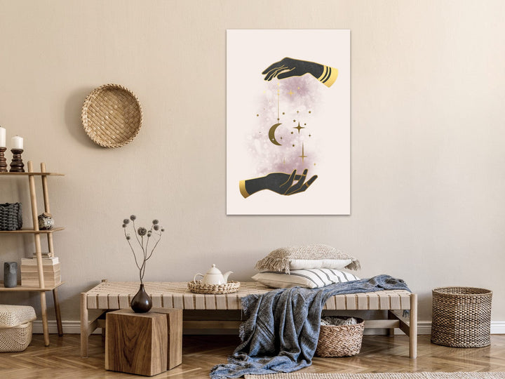 Glezna scandiboho stilā - selflove (1 daļa), vertikāla, 136531  G-ART.