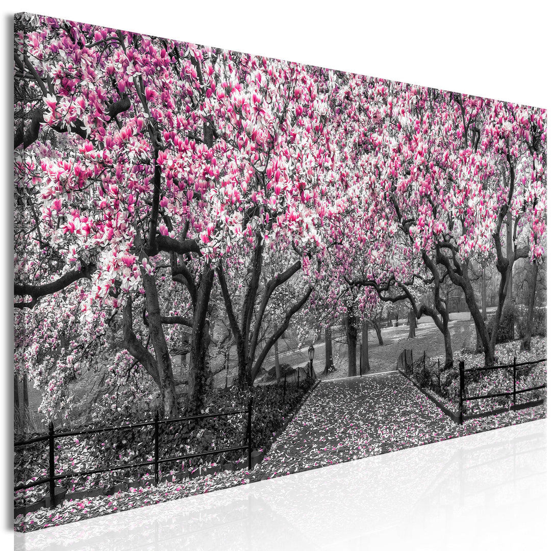 Glezna - Magnolijas parks (x 1), rozā G-ART.