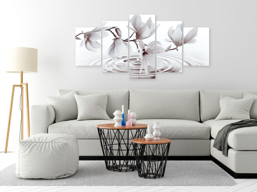 Glezna - Magnolijas virs ūdens , (x 5), pelēka, 123645 G-ART