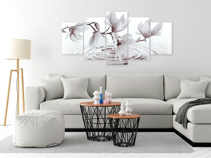 Glezna - Magnolijas virs ūdens , (x 5), pelēka, 123645 G-ART