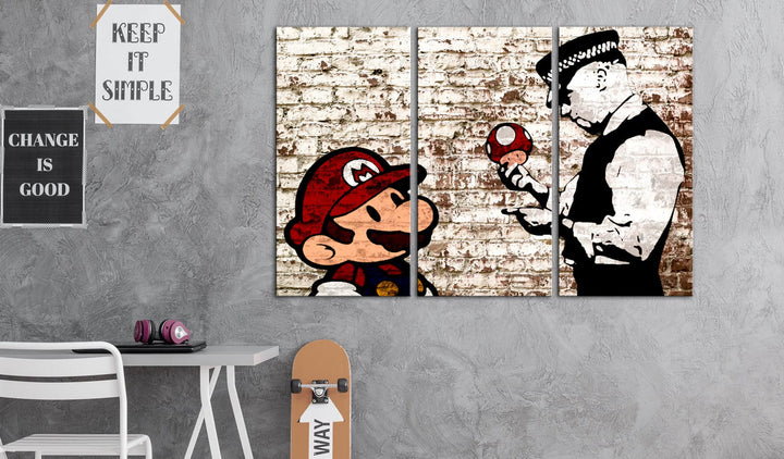 Glezna - Mario Bros: Siena (x 3) G-ART