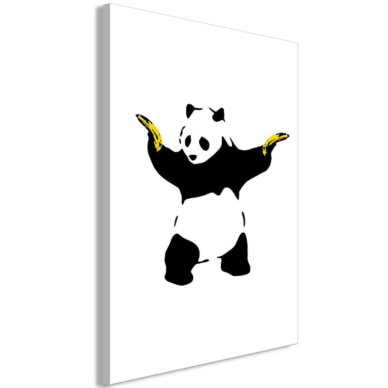 Glezna Panda ar banāniem (1 daļa) Vertikāla Tapetenshop.lv.