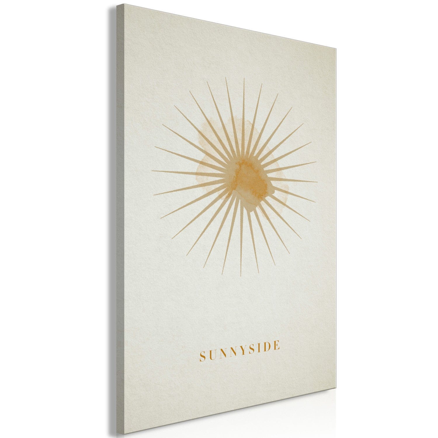 Glezna ar stilizētu Sauli - sunnyside skandiboho (1 daļa), vertikāla G-ART.