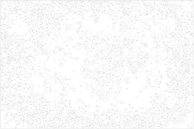 Kanva uz audekla "izkrāso pēc cipariem" - Pasaules karte (brūnas krāsas) 60x40 cm n-A-0258-d-a