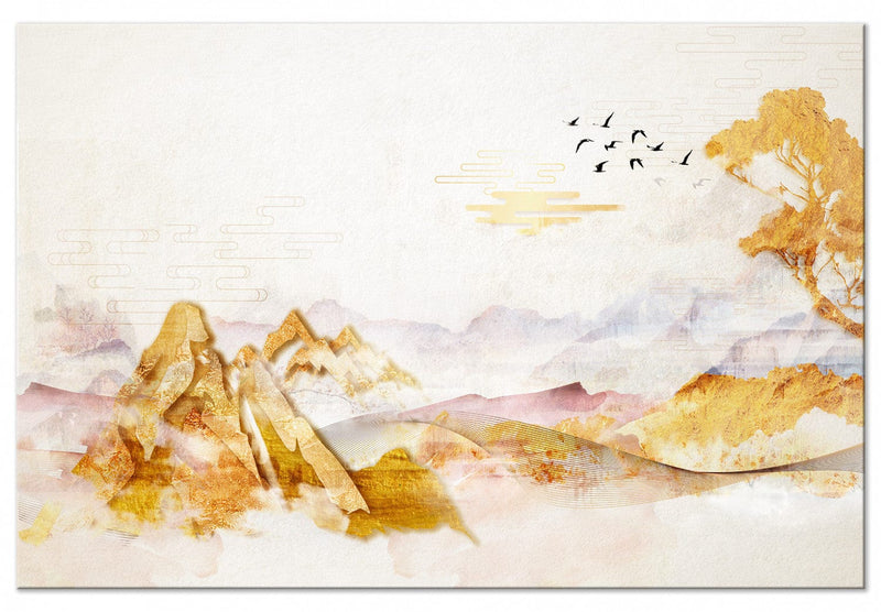 Glezna Zelta kalni (1 daļa), horizontāla Tapetenshop.lv.