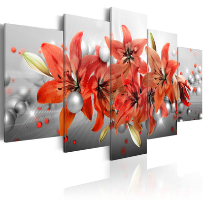 Painting - Flower Fight G -Art.