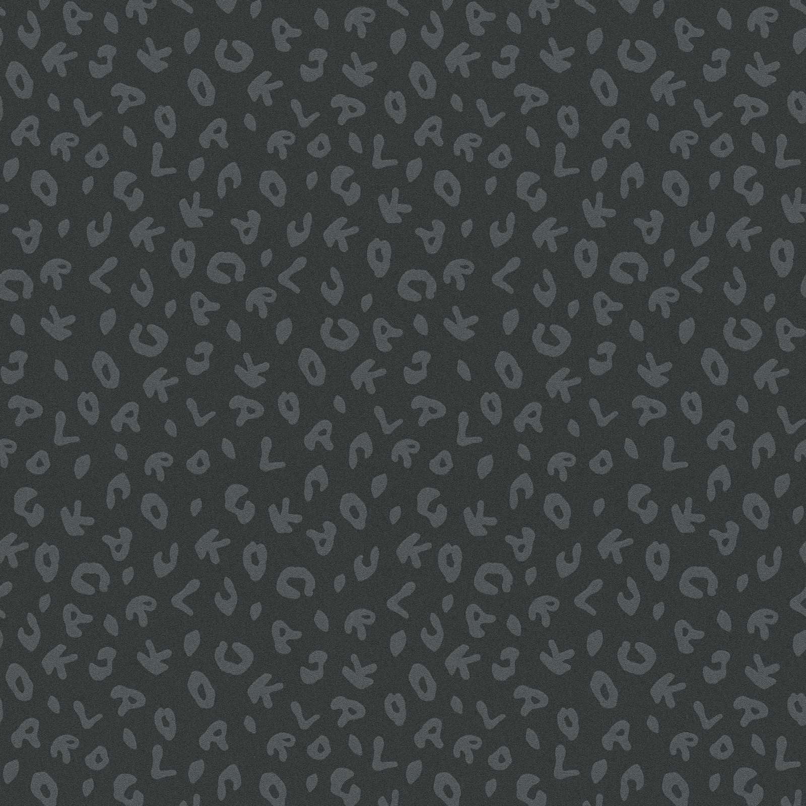 Karl LAGERFELD tapetes leoparda stilā, melnas - 1343305 AS Creation