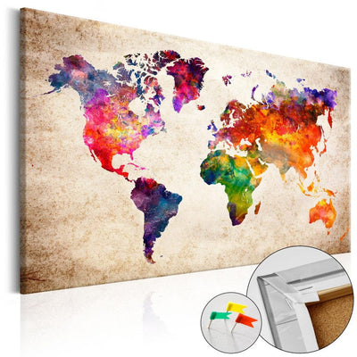 World maps - photo wallpapers, canvases and boards