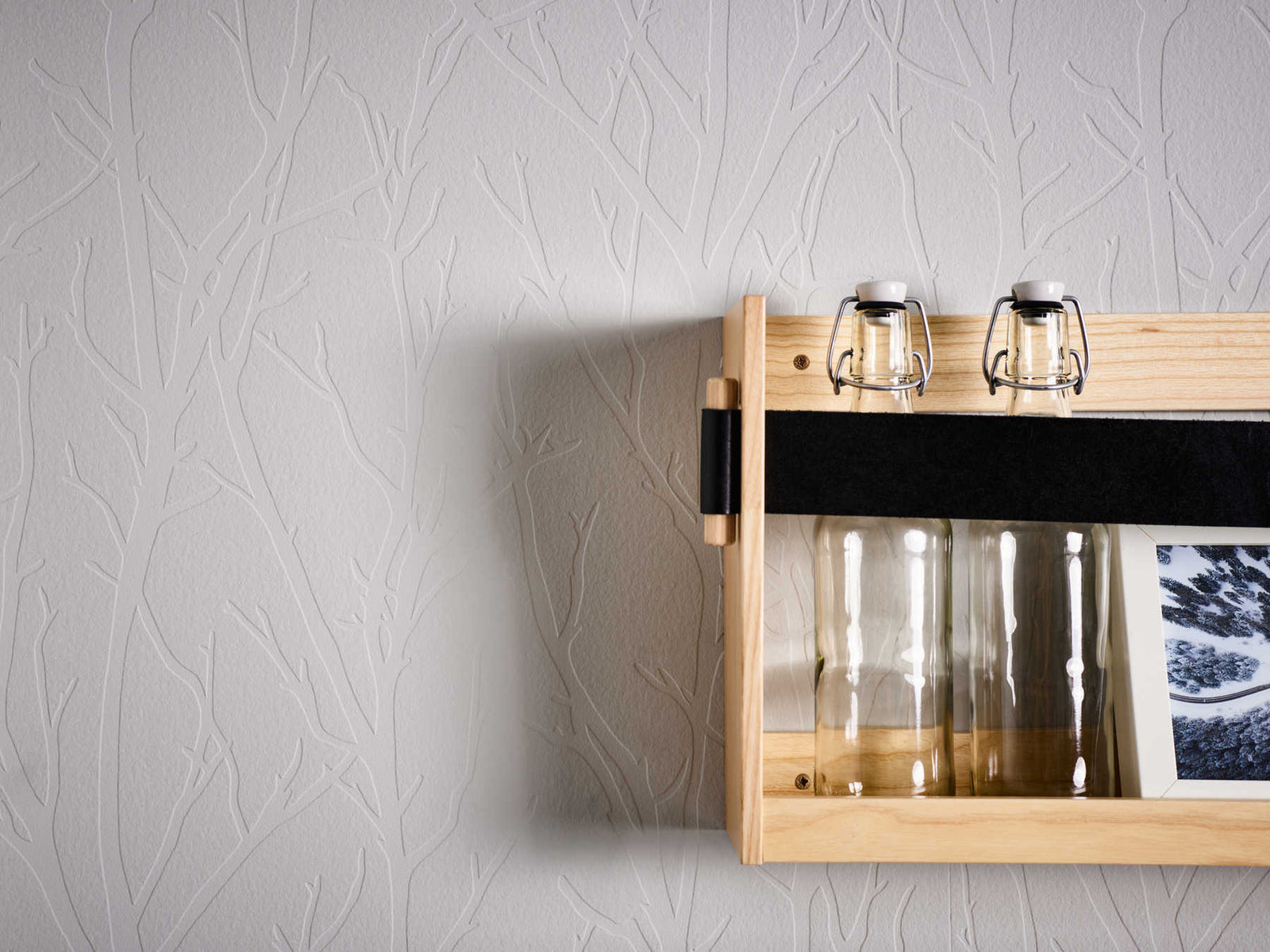 Krāsojamas tapetes ar zaru motīvu un 3D izskatu, 321114 (1.06x25m) AS Creation