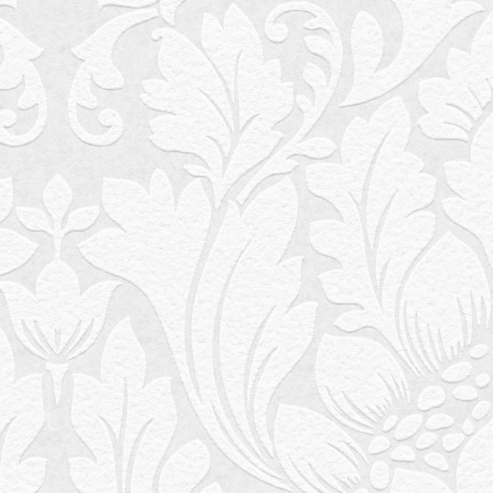 Baroka stila krāsojamas tapetes ar ziedu dizainu AS 951361  AS Creation