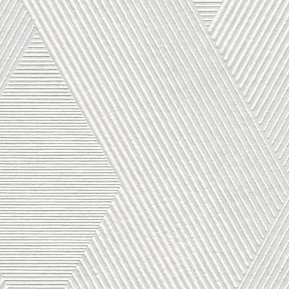 Krāsojamas tapetes ar rombveida rakstu - 3451353 (1.06x25m) AS Creation