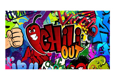 Широкоформатный Фотообои с многоцветным граффити, Chili Out 500x280 см 500x280 см i-A-0114-a-a-500x280