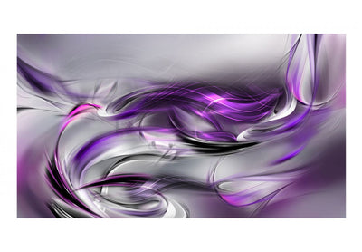 Suurikokoinen Valokuvatapetti violetilla abstraktiolla - Purple Swirls II (500x280 cm) 500x280 cm a-A-0259-a-b-500x280 cm