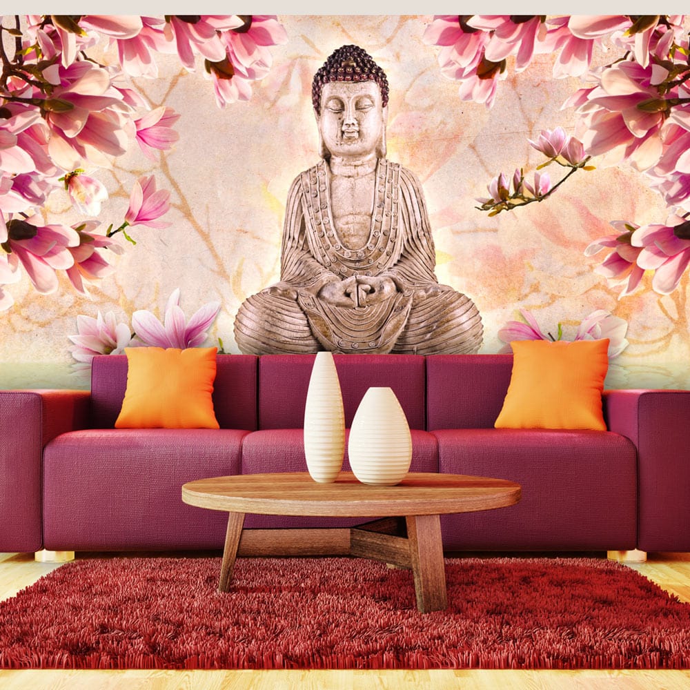 Lielās, lielformāta fototapetes - Buda un magnolija 550x270 cm G-ART