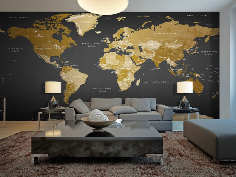 Широкоформатный Фотообои - Карта мира: Современная география II (500х280 см) G-ART