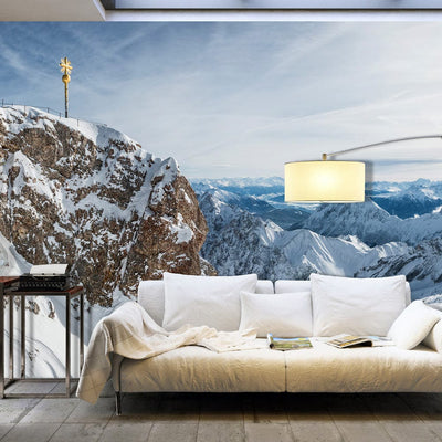 Suurikokoinen Valokuvatapetti - Winter in Zugspitze (500x280 cm) G-ART