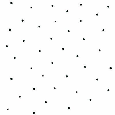 Black and white children's wallpaper with dots 1350717 Without PVC AS Creation