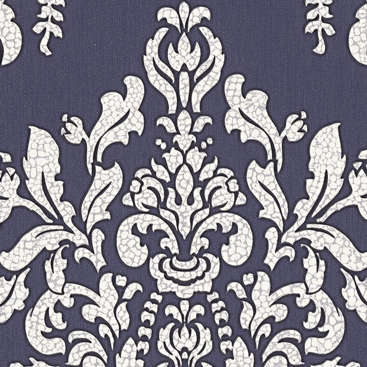 Ornamenta tapetes ar krekinga efektu violetos toņos, 341431 AS Creation