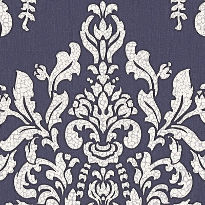 Ornamenta tapetes ar krekinga efektu violetos toņos, 1232667 AS Creation