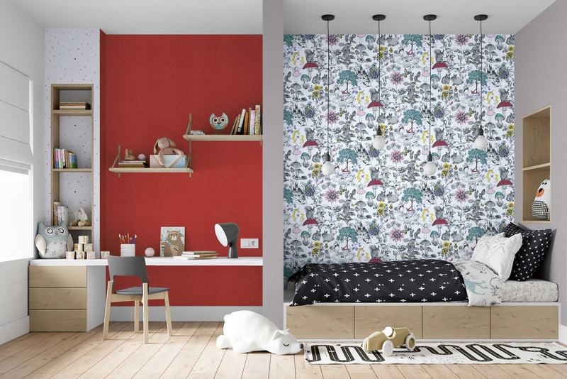 Fabulous wallpaper with animals and fairies 1350421 Without PVC AS Creation