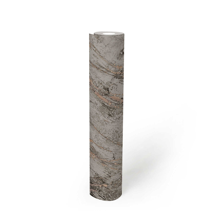 Gray marble wallpapers with metallic effect 1366116 AS Creation